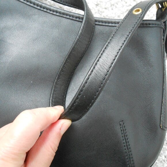 Vintage Coach Legacy Hobo Black Leather Small Shoulder Bag, Handbag. #9211, EUC - Picture 10 of 16